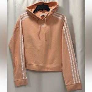 ADIDAS • size M • blush pink • Crop top hoodie • $12
